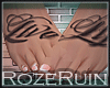 R| Live Life FOOT TATTOO