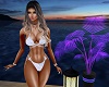 BAB BLUE W/HNT PNK BIKNI