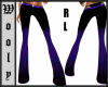 Hotty Jeans blk purp RL