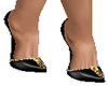 blk/gold heels