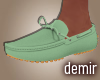 [D] Summer green loafer