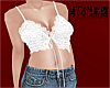 ~GT~ White Lace Top