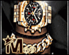 M69 Designer Gold Watch