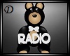 {D} Teddy Radio WHITE 2