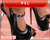 PSL Black Strap Heels