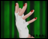 S|White Gloves/Red Nails