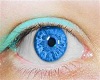 prettty blue eyes