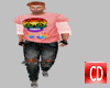 CD Pride Red Sweater