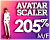AVATAR SCALER 205%