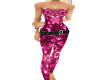 catsuit pink glitter