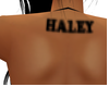 haley back tattoo