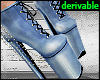 blue chain boots