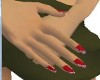 JjG RED WHITE LACE NAILS