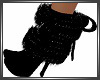 SL Black Fur Boots