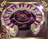 Gold Purple Guild Couch