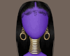 Wig Head Display Violet Wig Head Display Violet