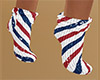 USA Stripe Socks Short 3