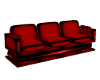 (1M) Red 3seater sofa