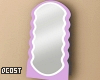 Purple Wavy Mirror