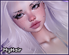 Evetto white + bangs