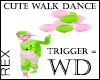 Cute Walk Dance Action