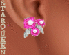 Silver Pink Earring