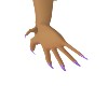 Purple Deviant Nails