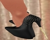 Black N Gold Heels