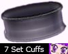 Purple Chrome 7 Cuff Set