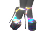 Rainbow Glow Heels