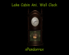 Lake Cabin Wall Clock