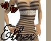 Chocolate Stripe Dress