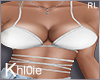 K white sexy top RL Bust