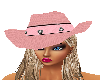 *F70 Pink Cowgirl Hat