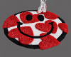 love smiley rug