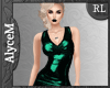 Artemis Dress Emerald RL
