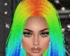 dj rainbow hair