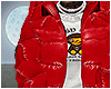 red b@pe x cler puffer