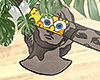 金 Spons Statue Rug