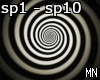 Spiral background filter