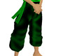 green saiyan pants