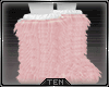T! Neon Pastel Fur Boots