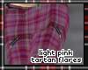 l/pink tartan flares