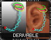 D| Drv Chain Earring ML