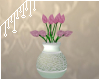 First Snow Tulip  Vase