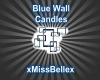 Blue Wall Candles