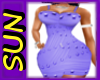 xxl purple part dress