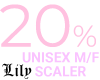 20% M/F Full Body Scaler