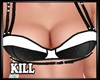 Spike Bra White