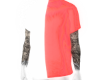 Shiny White/Red Shirt